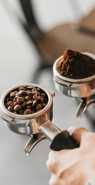 preparación de café